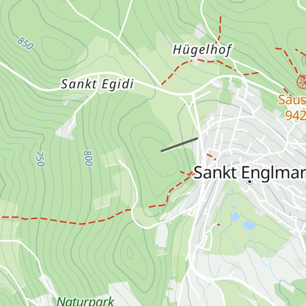 Map of Kapellenberg