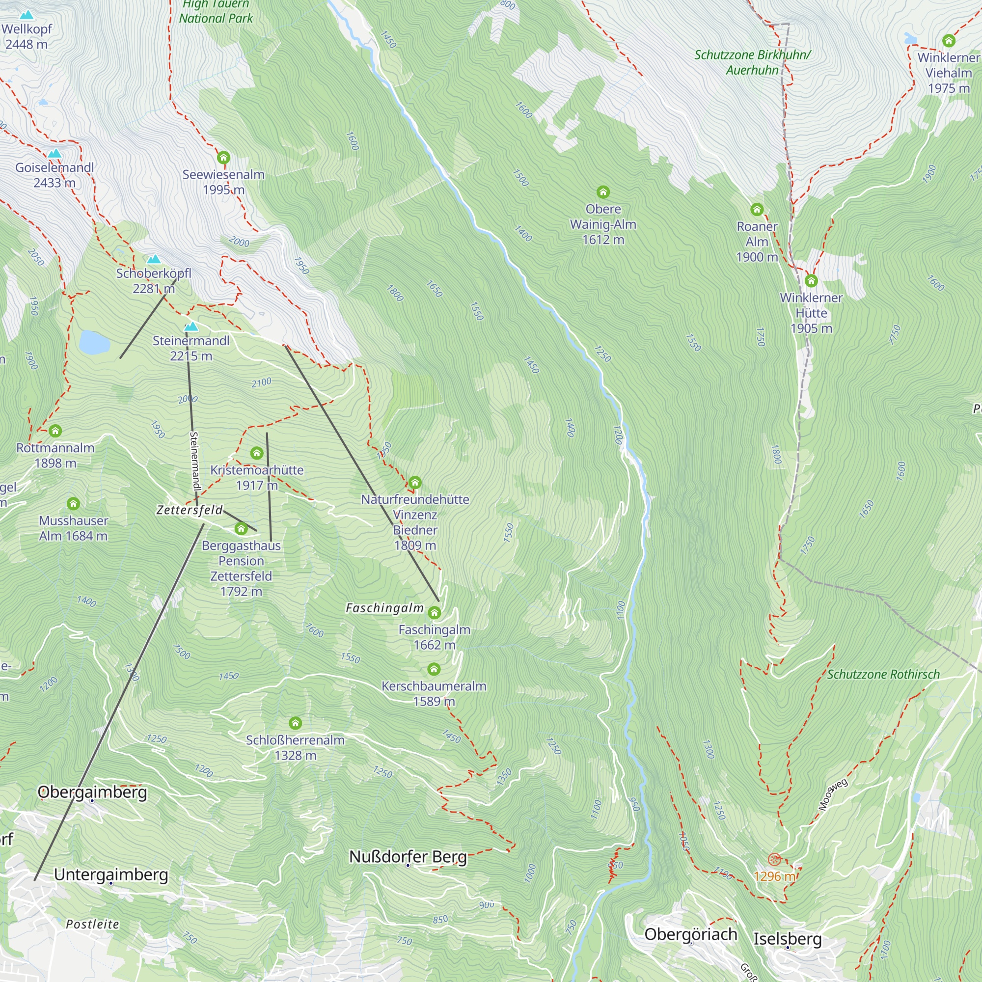 Schloßherrenalm map