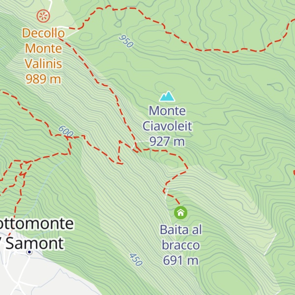 Map of Malga Chiavoleit
