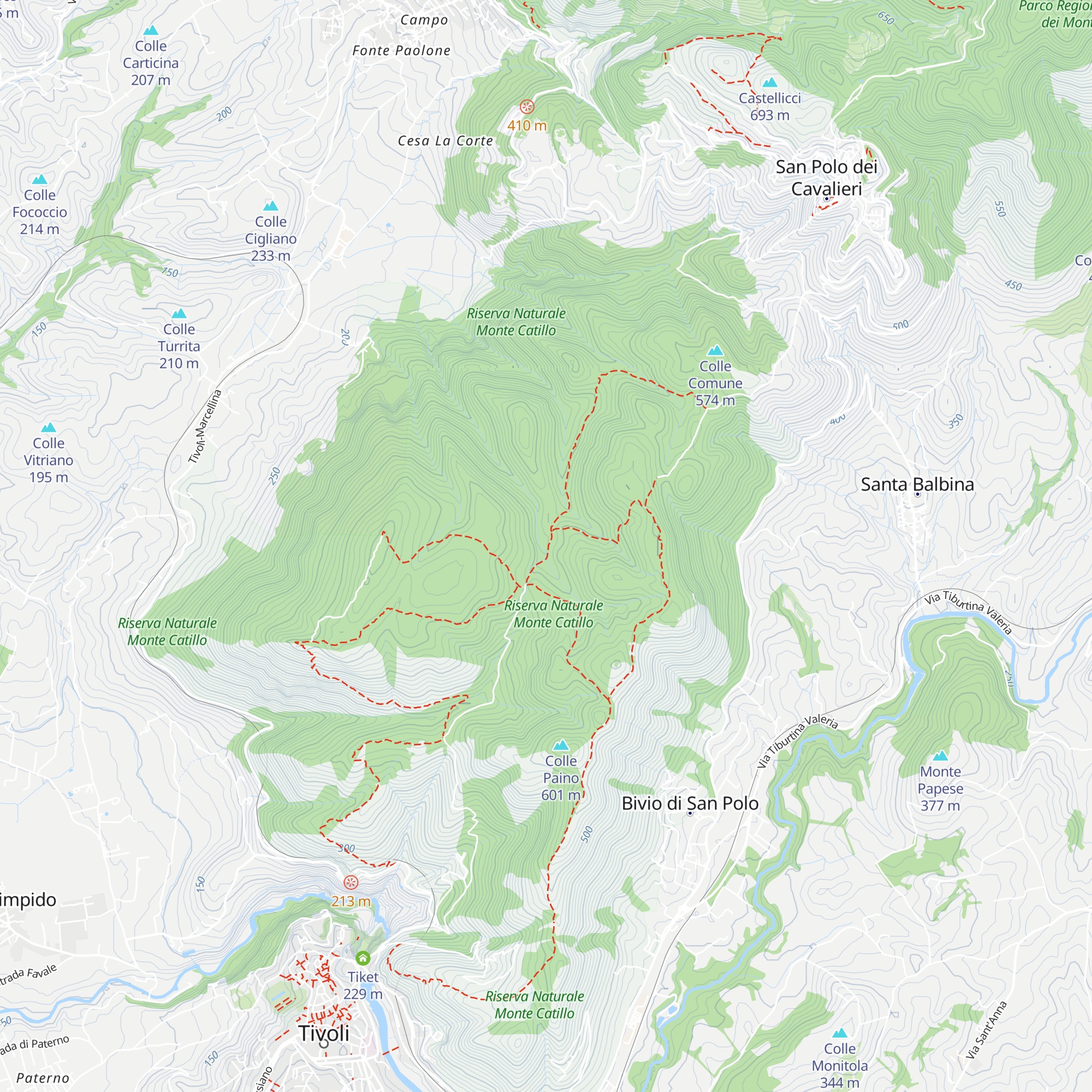 Rifugio Fonte Bologna map