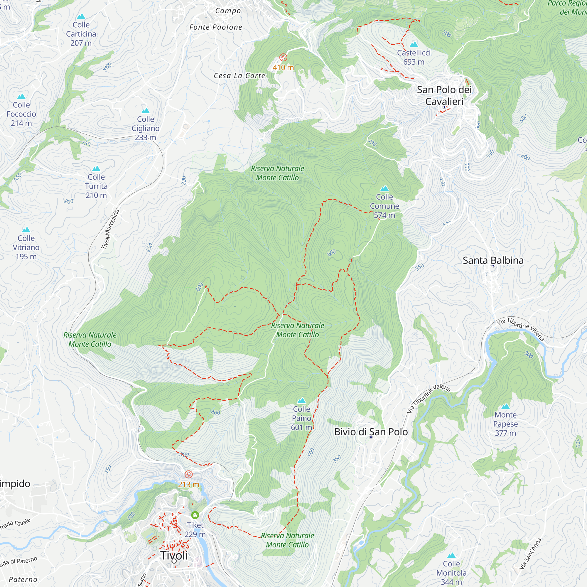 Rifugio Fonte Bologna map