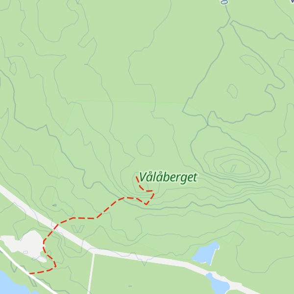 Map of Lilla Vålåberget