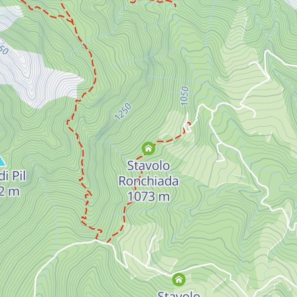 Map of Stavolo Ronchiada