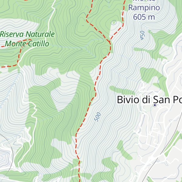 Map of Monte Giorgio