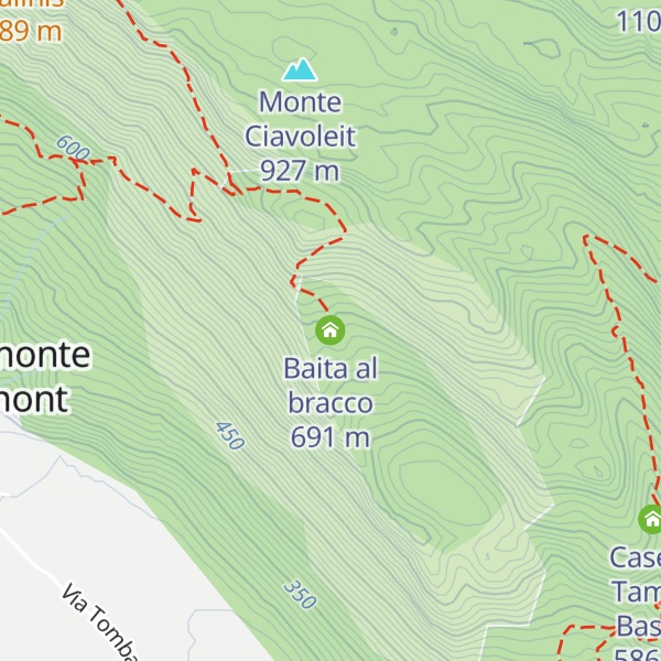 Map of Baita al bracco