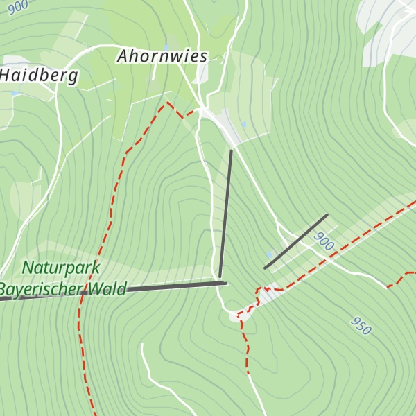 Map of Naturfreundehaus Viechtacher Hütte