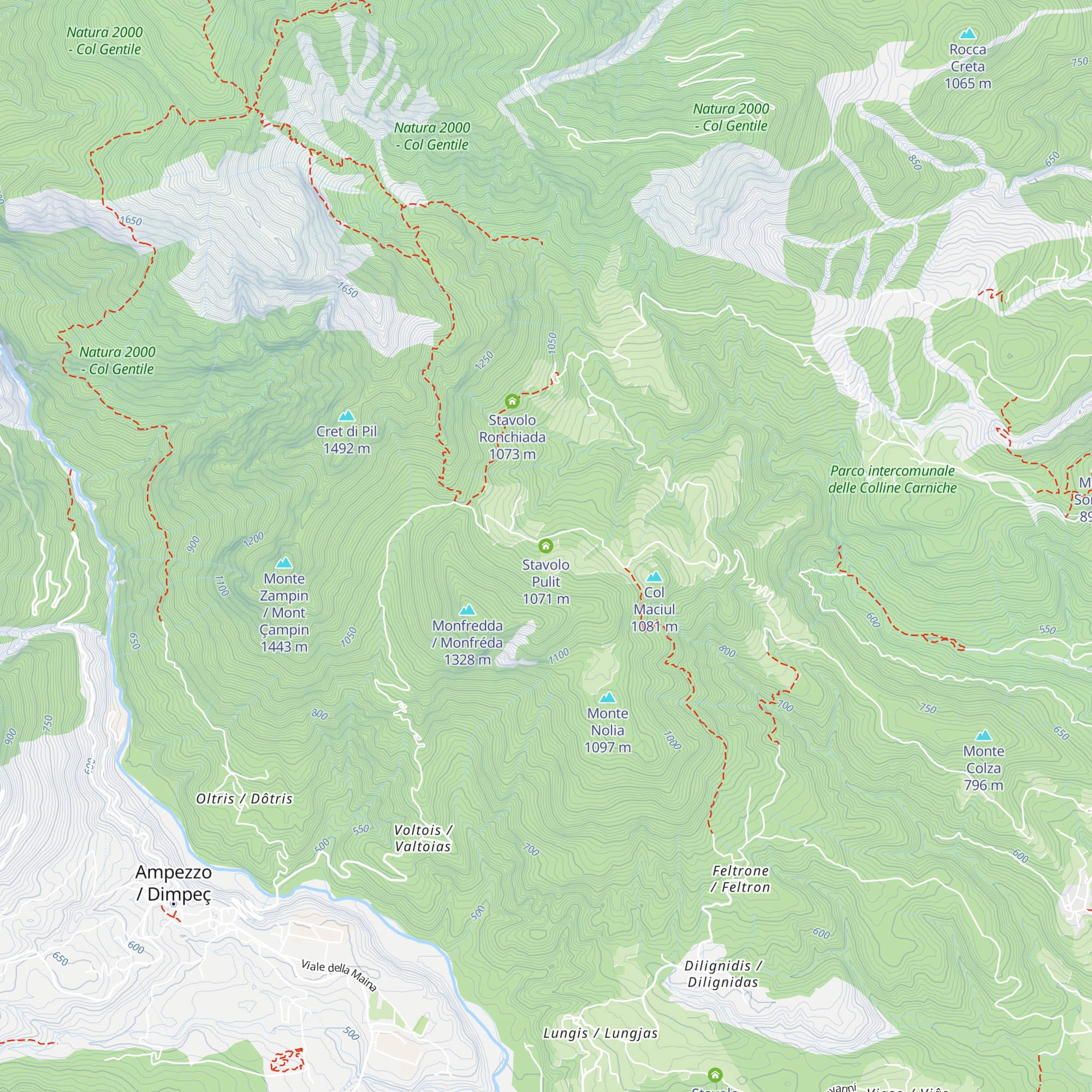Stavolo Pulit map