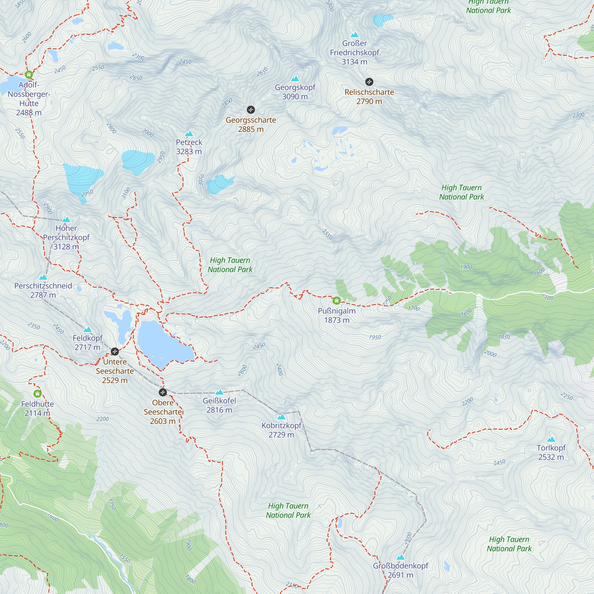 Ladinigalm map
