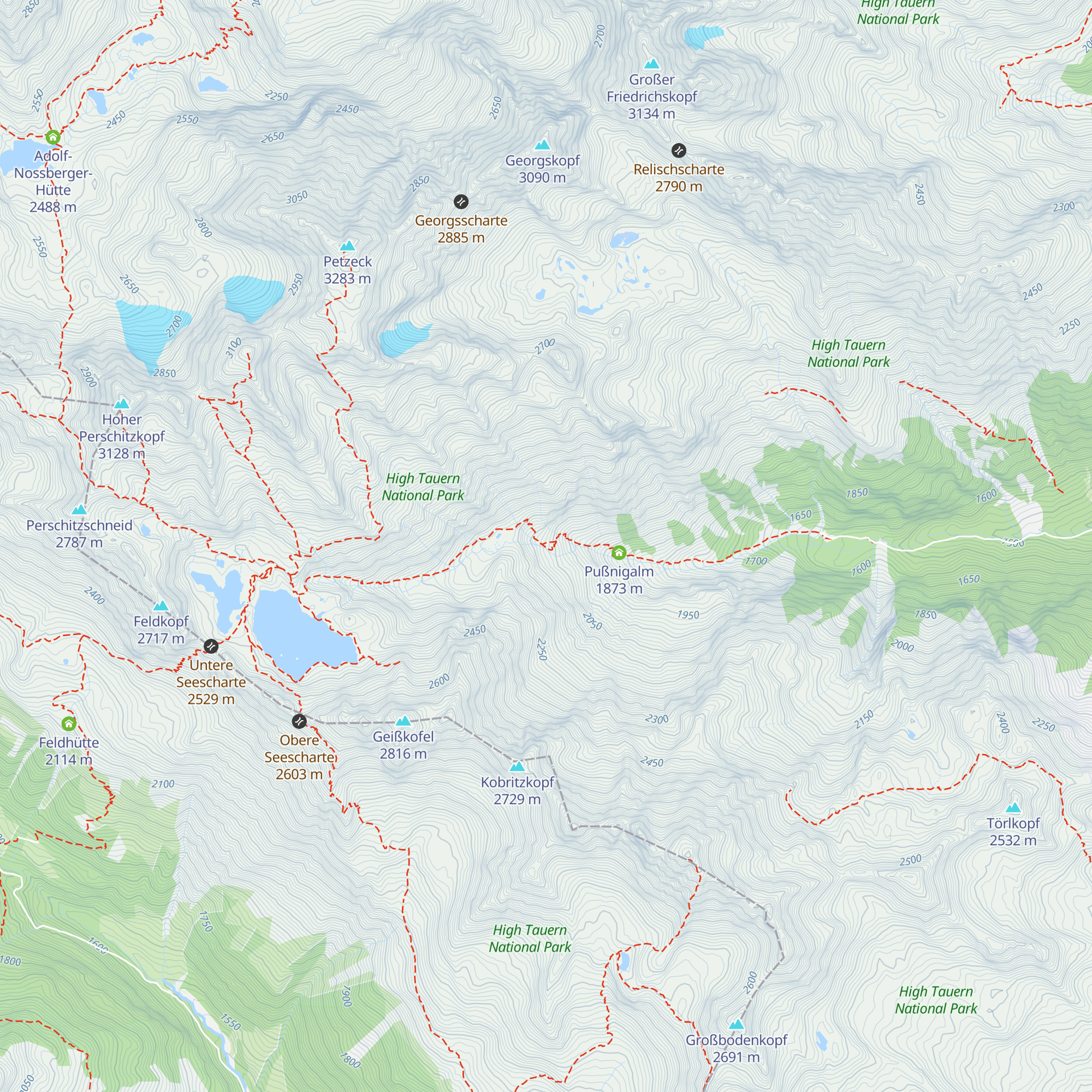 Ladinigalm map
