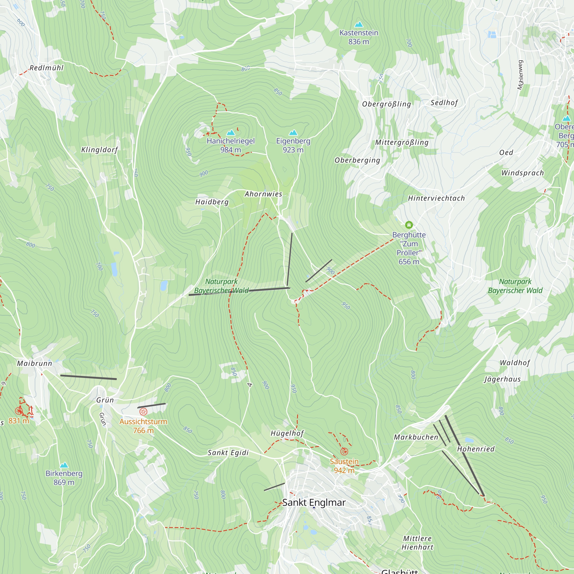 Bergwachthütte map