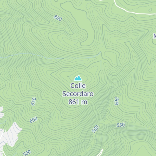 Map of Colle Secordaro