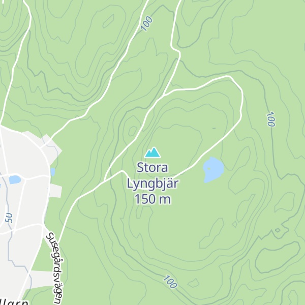 Map of Stora Lyngbjär