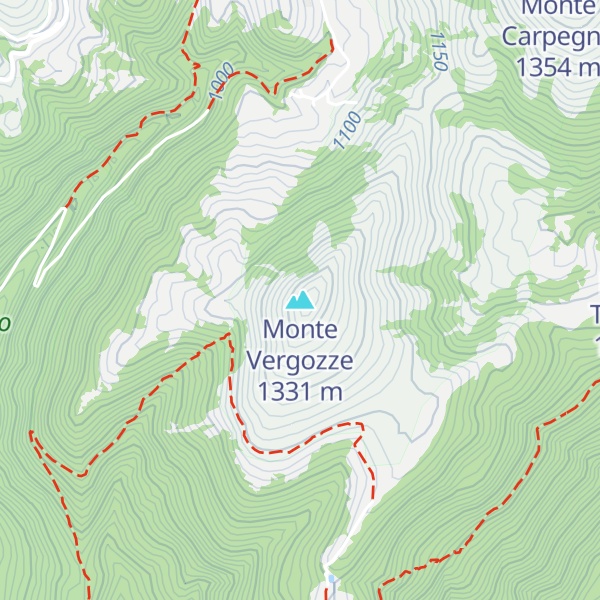 Map of Monte Vergozze