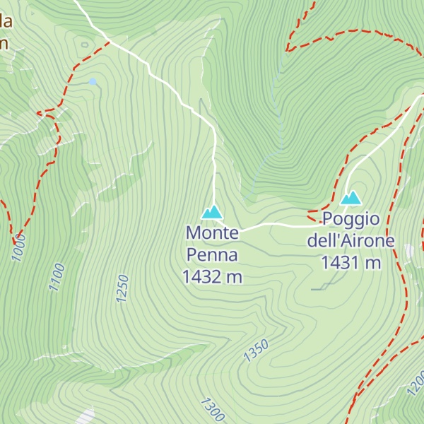 Map of Monte Penna