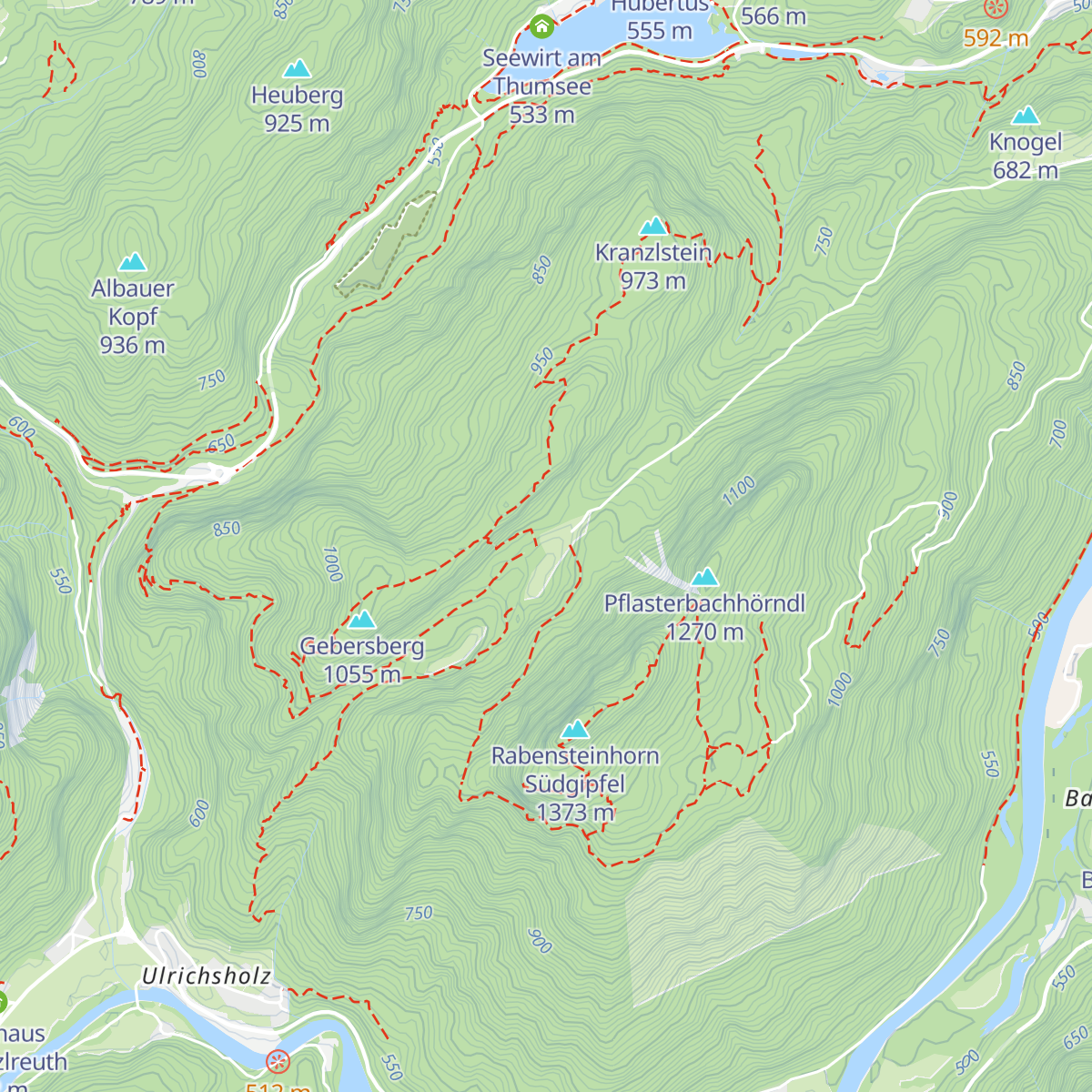 Kugelbachalm map