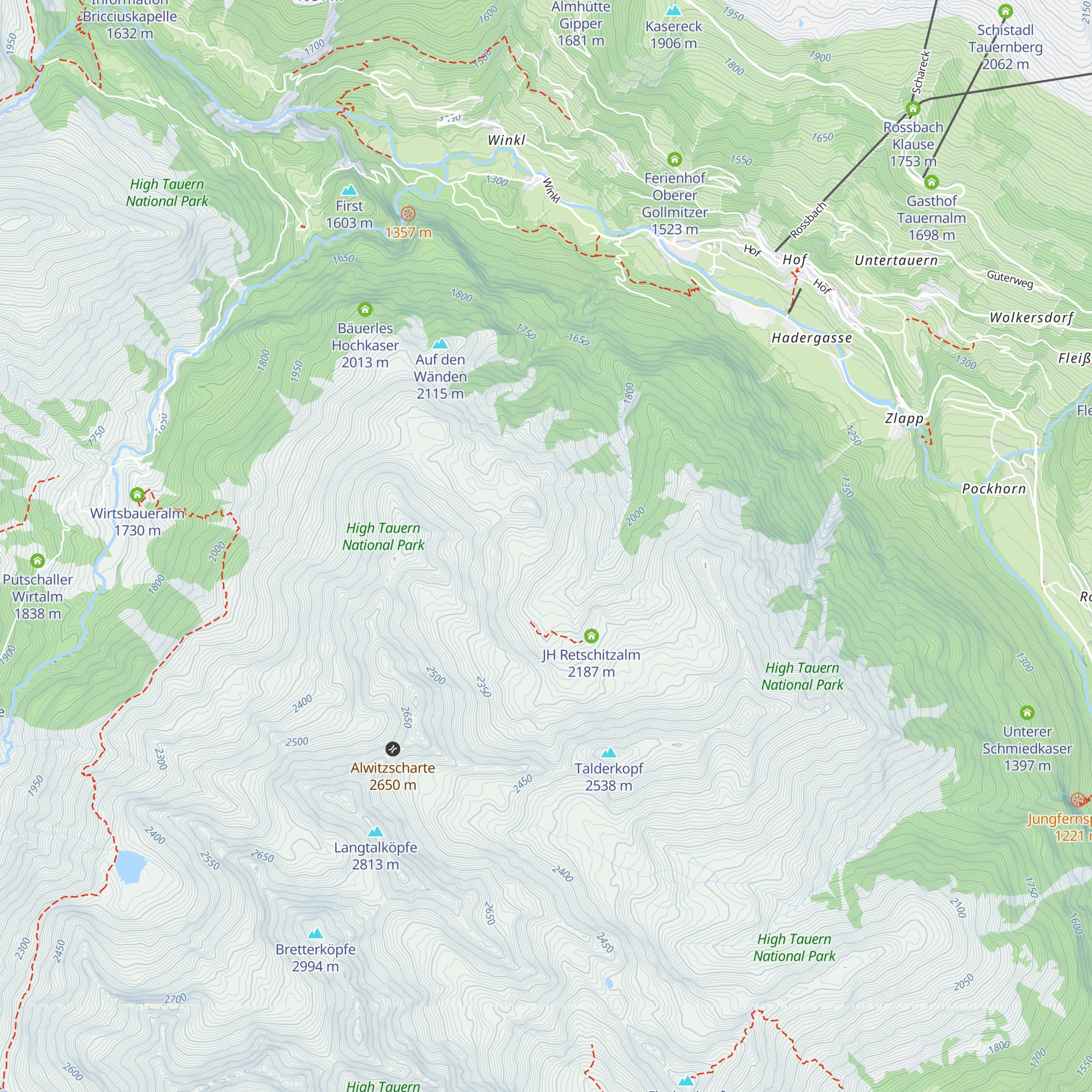 Petrusbauerkaser map