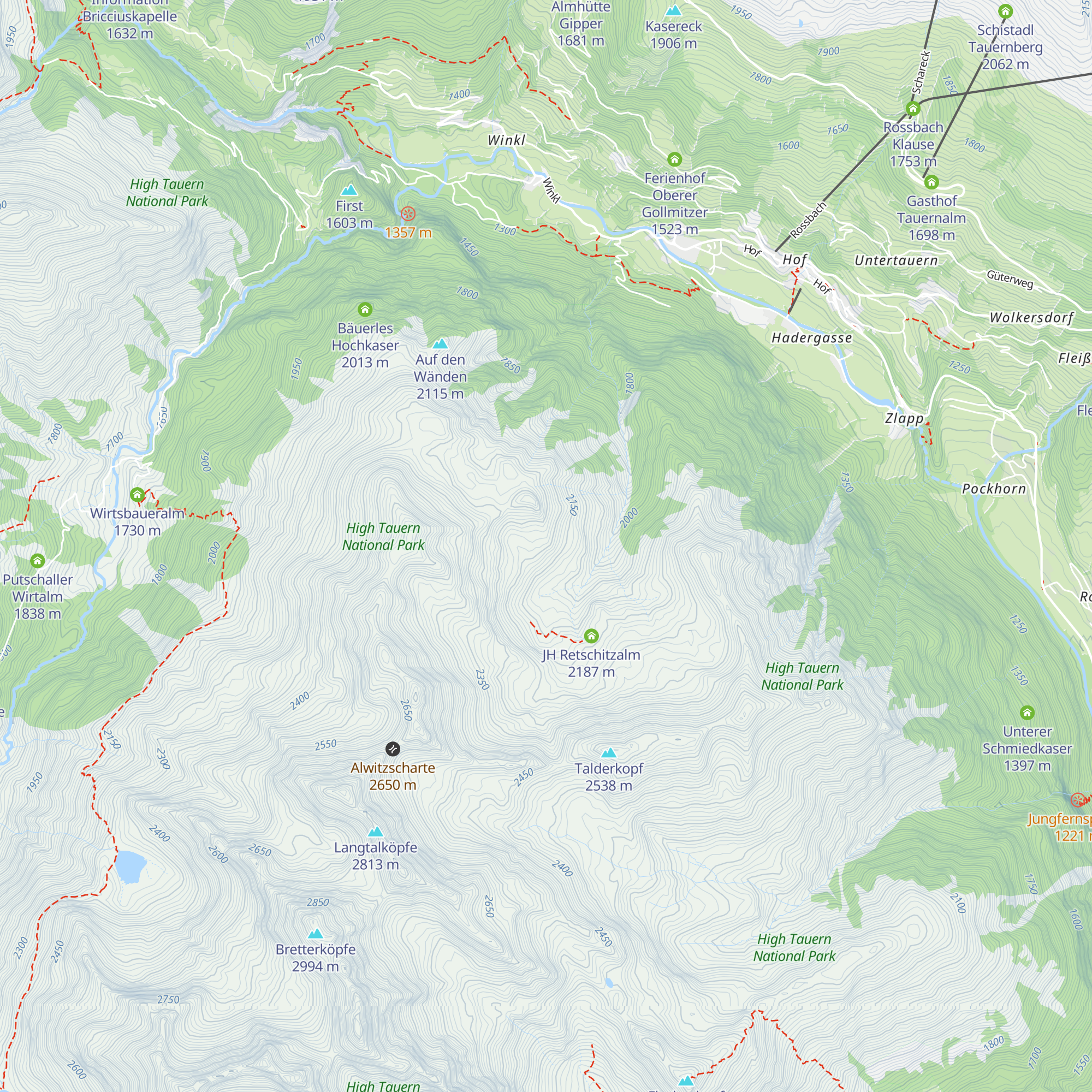 Petrusbauerkaser map