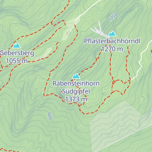 Map of Rabensteinhorn Südgipfel