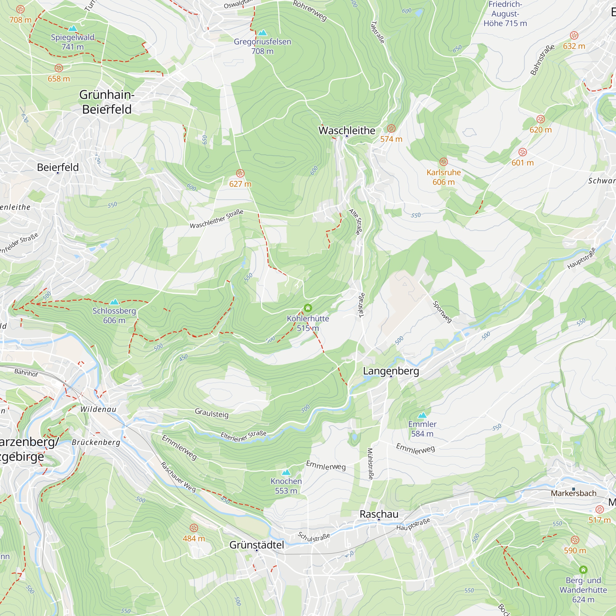 Köhlerhütte map
