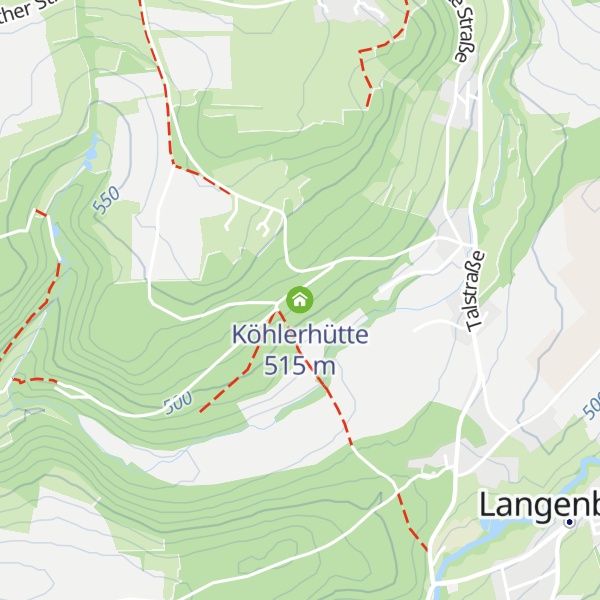 Map of Köhlerhütte