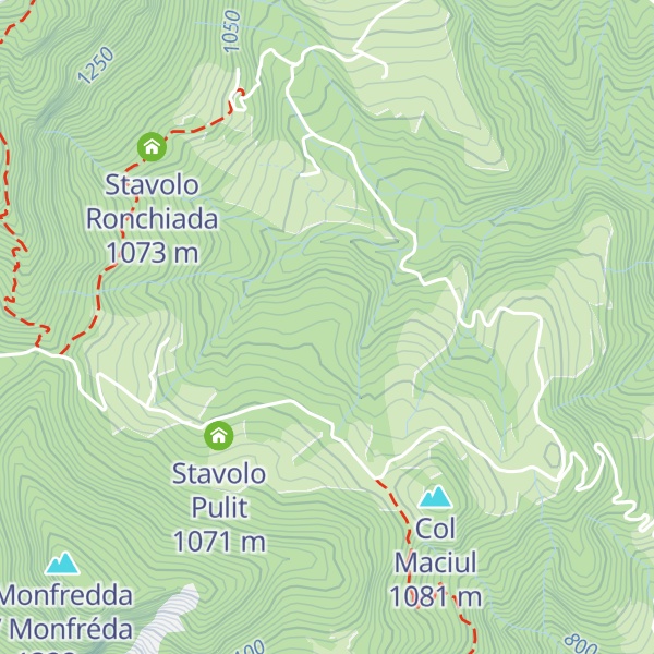 Map of Stavolo Naulenis