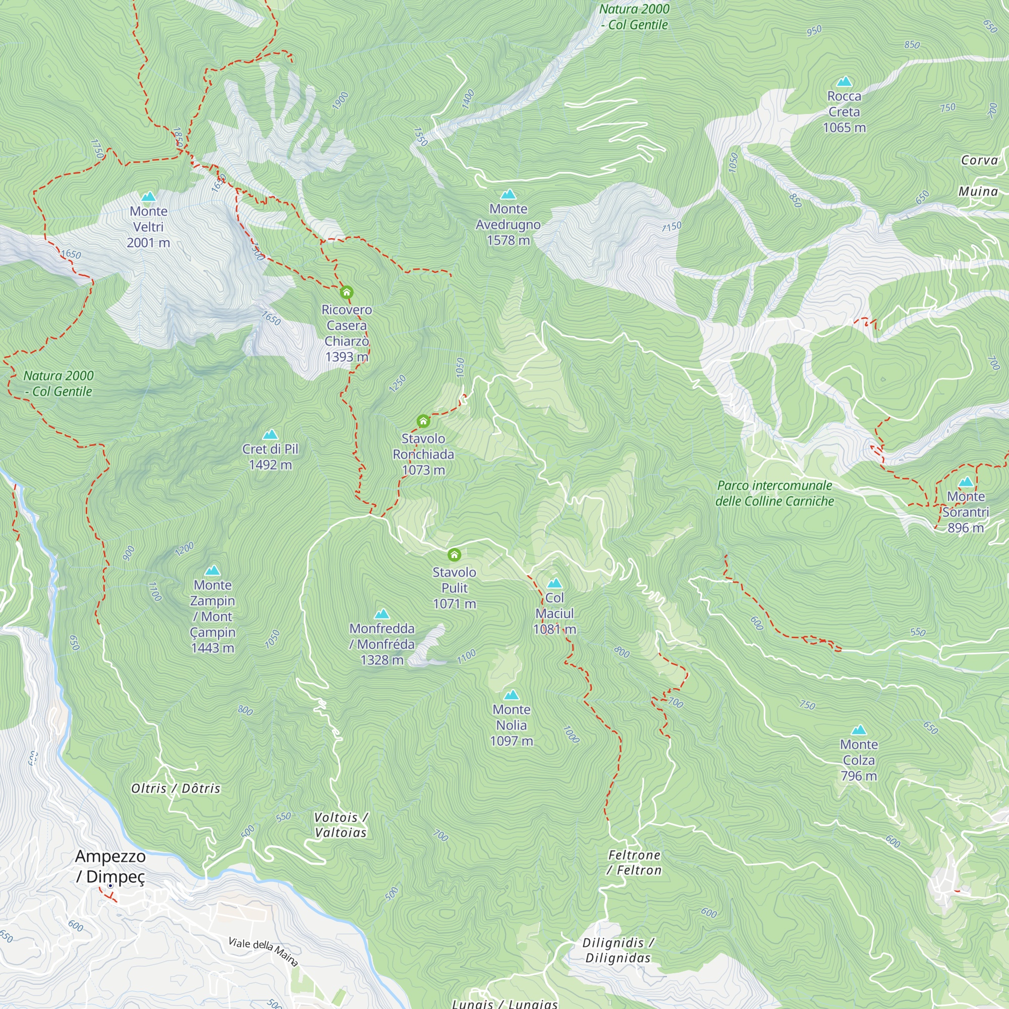 Stavolo Naulenis map