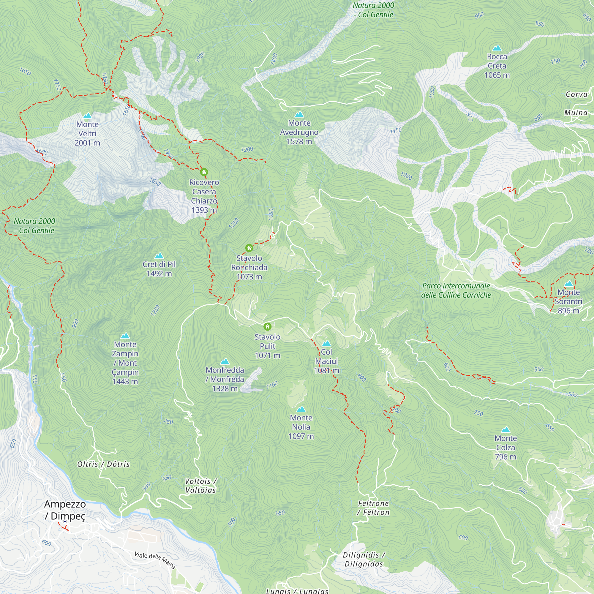 Stavolo Naulenis map