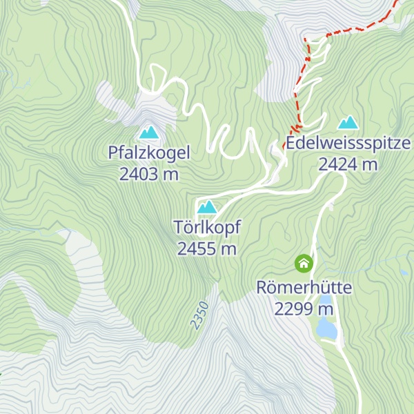 Map of Törlkopf