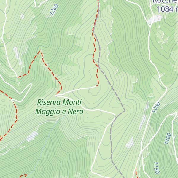 Map of Monte Serra Santa