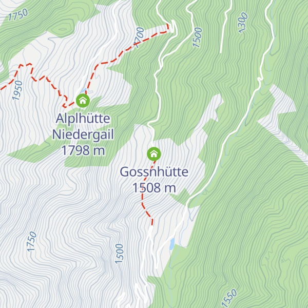 Map of Gossnhütte