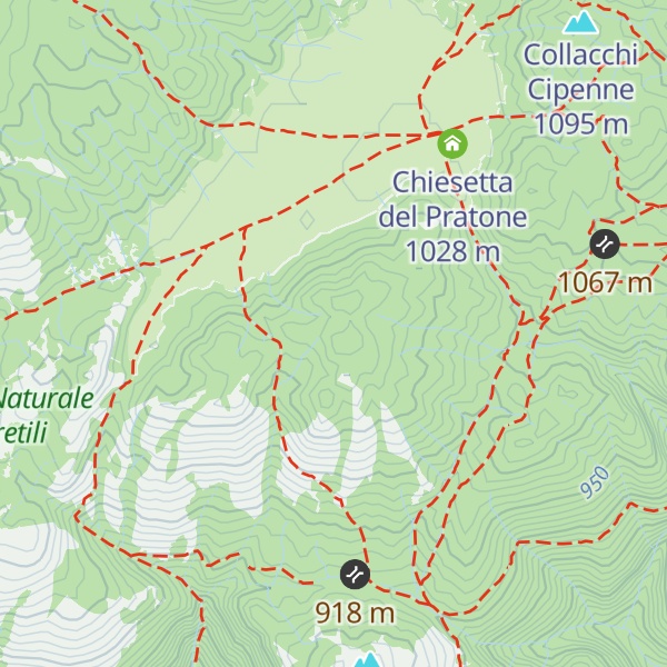 Map of Cima di Spacca