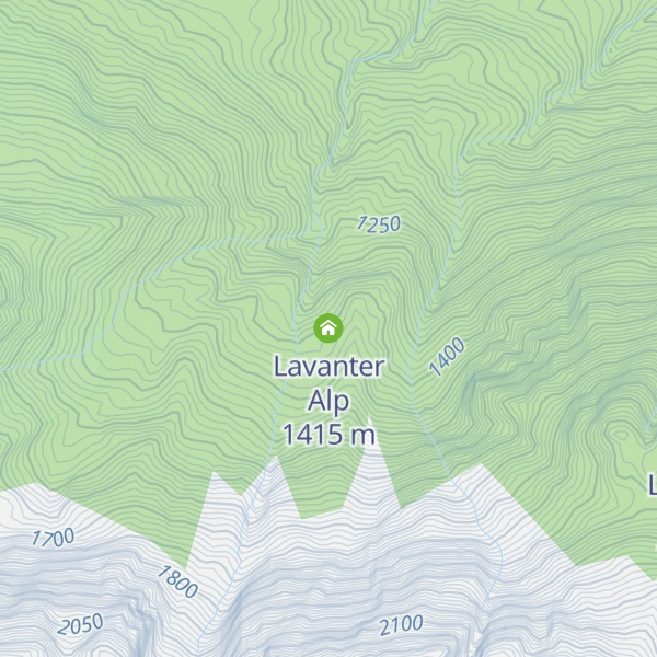 Map of Lavanter Alp