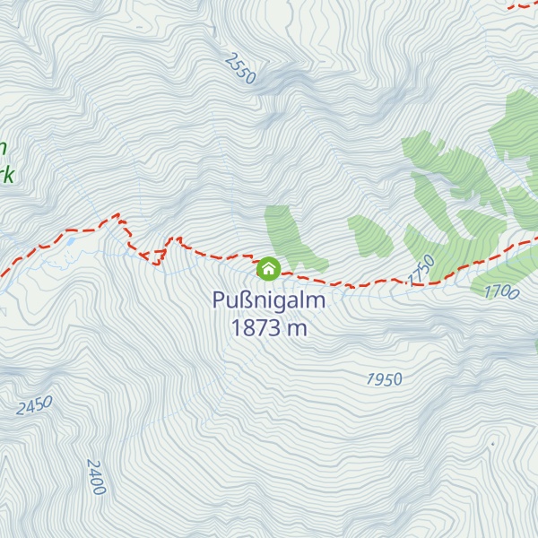 Map of Pußnigalm