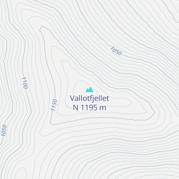 Map of Vallotfjellet N