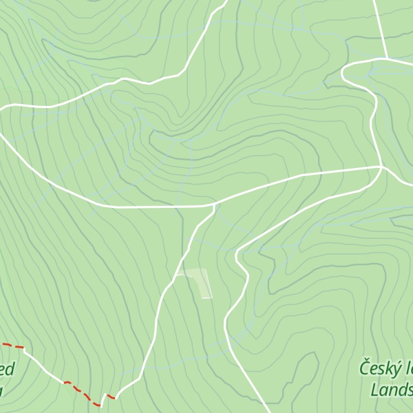 Map of Zelená chýše