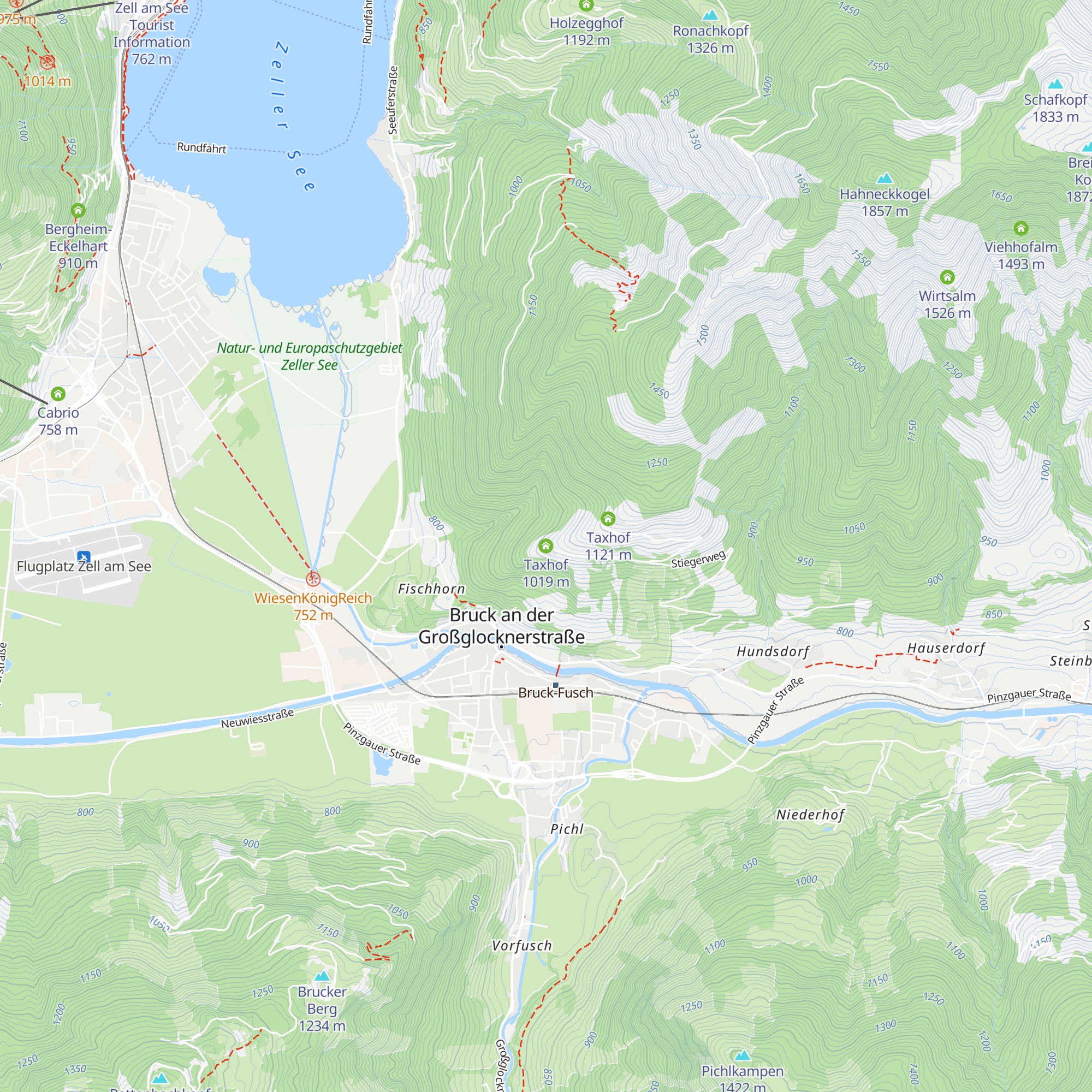 Taxhof map