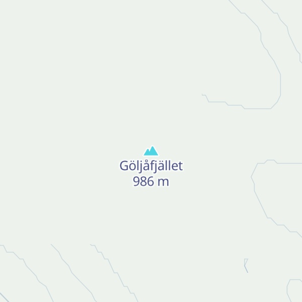 Map of Göljåfjället