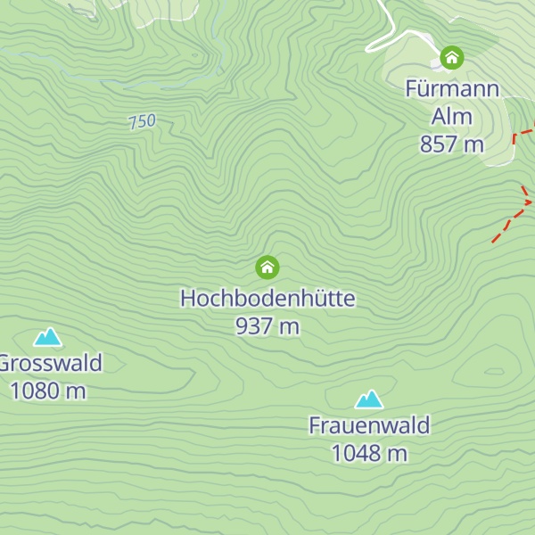 Map of Hochbodenhütte