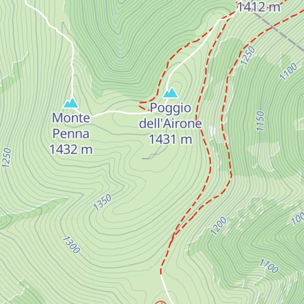 Map of Monte Maiore