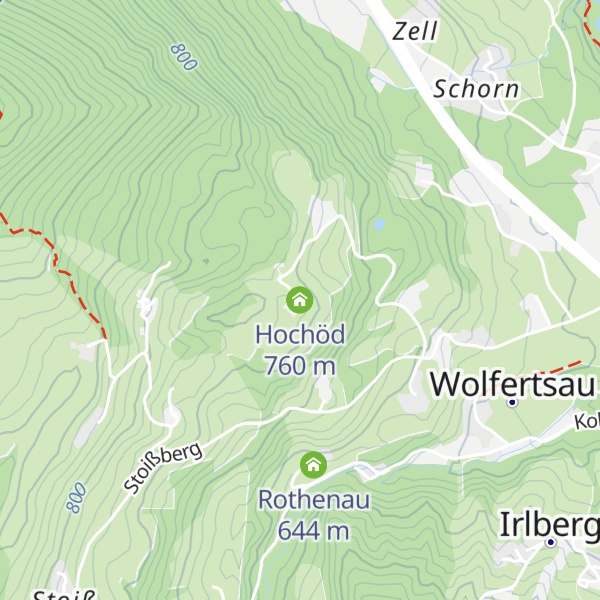 Map of Hochöd