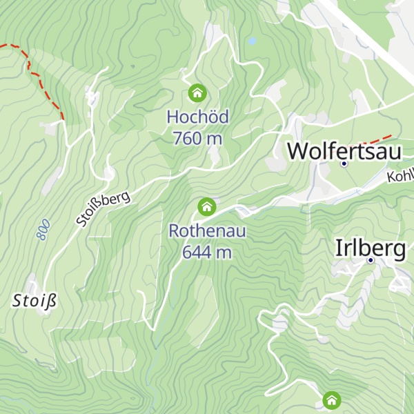 Map of Rothenau