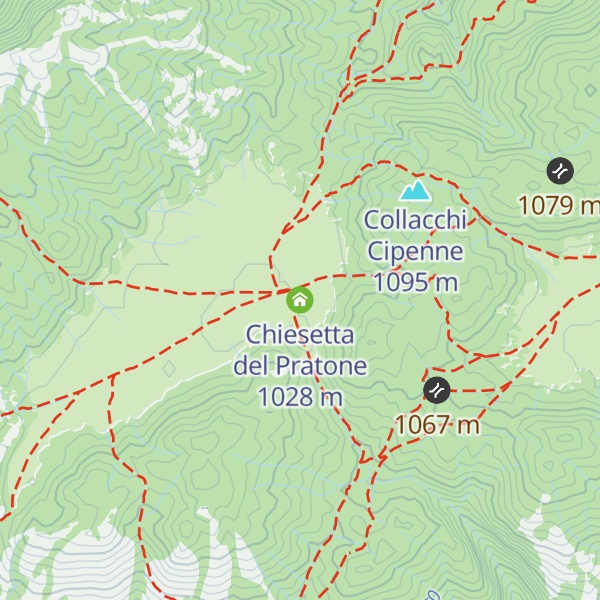 Map of Chiesetta del Pratone