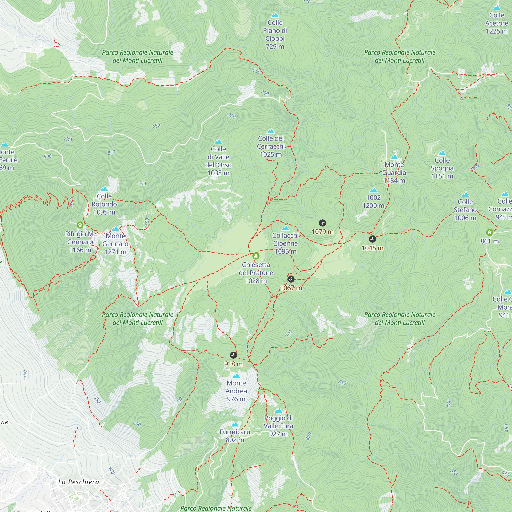 Chiesetta del Pratone map