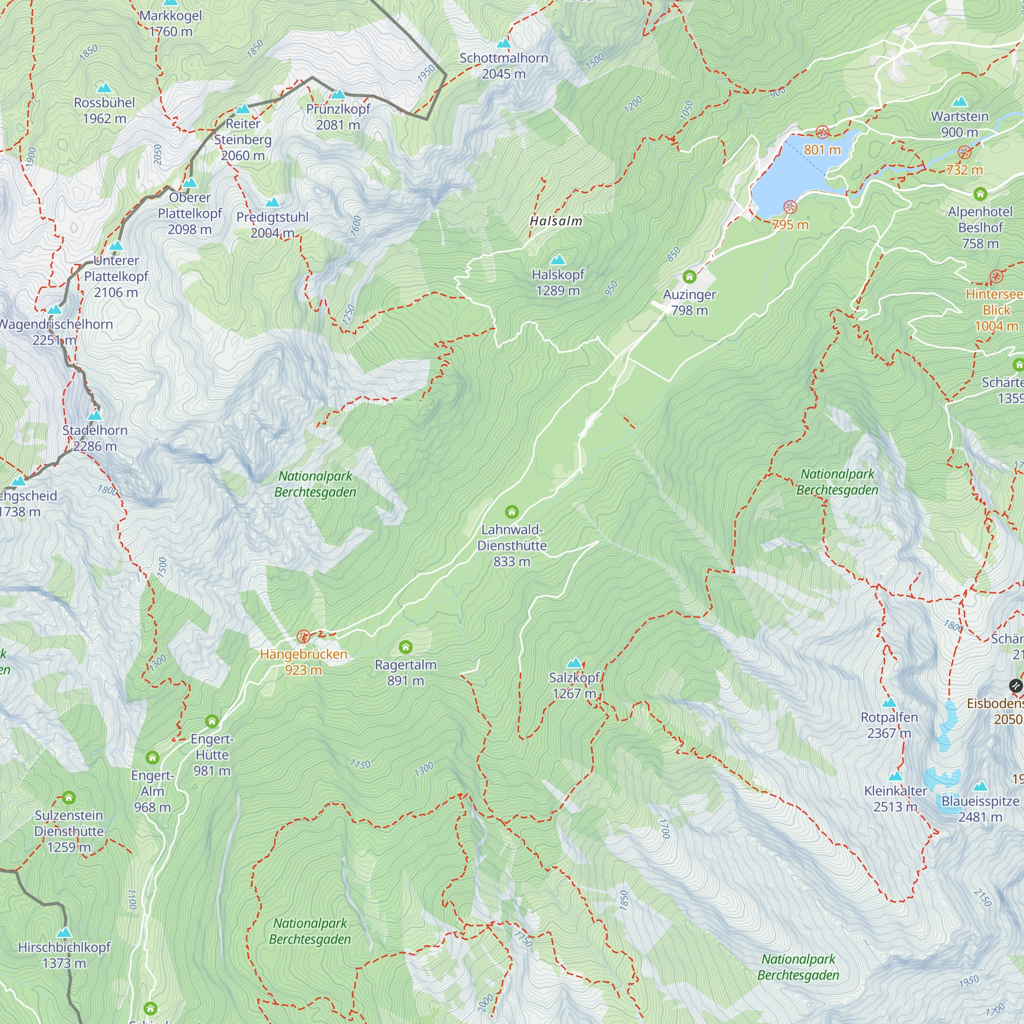 Lahnwald-Diensthütte map
