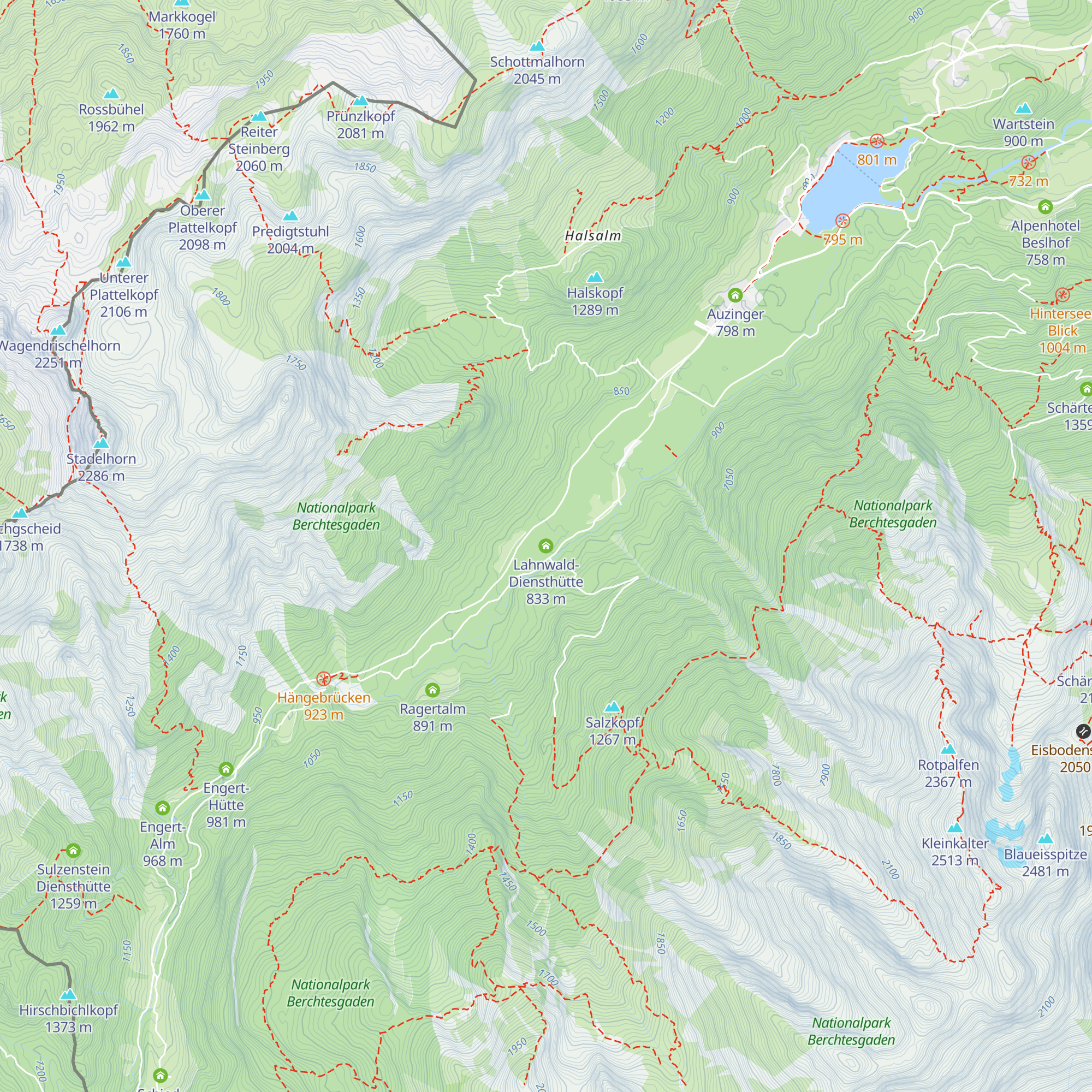 Lahnwald-Diensthütte map