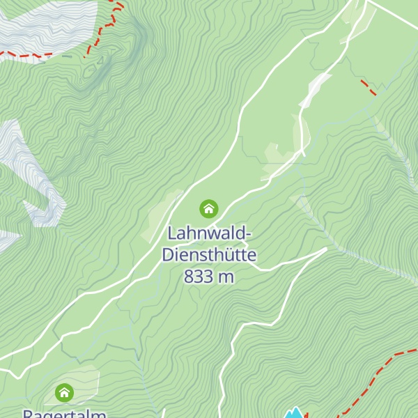 Map of Lahnwald-Diensthütte