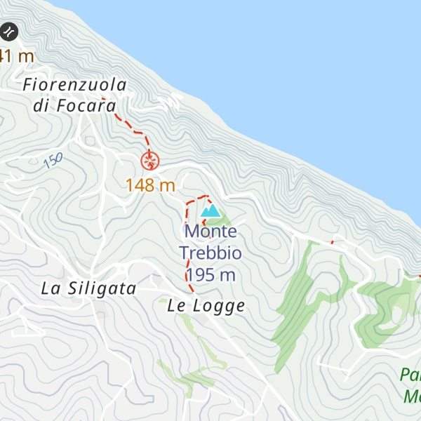 Map of Monte Trebbio