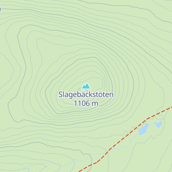 Map of Slagebäckstöten
