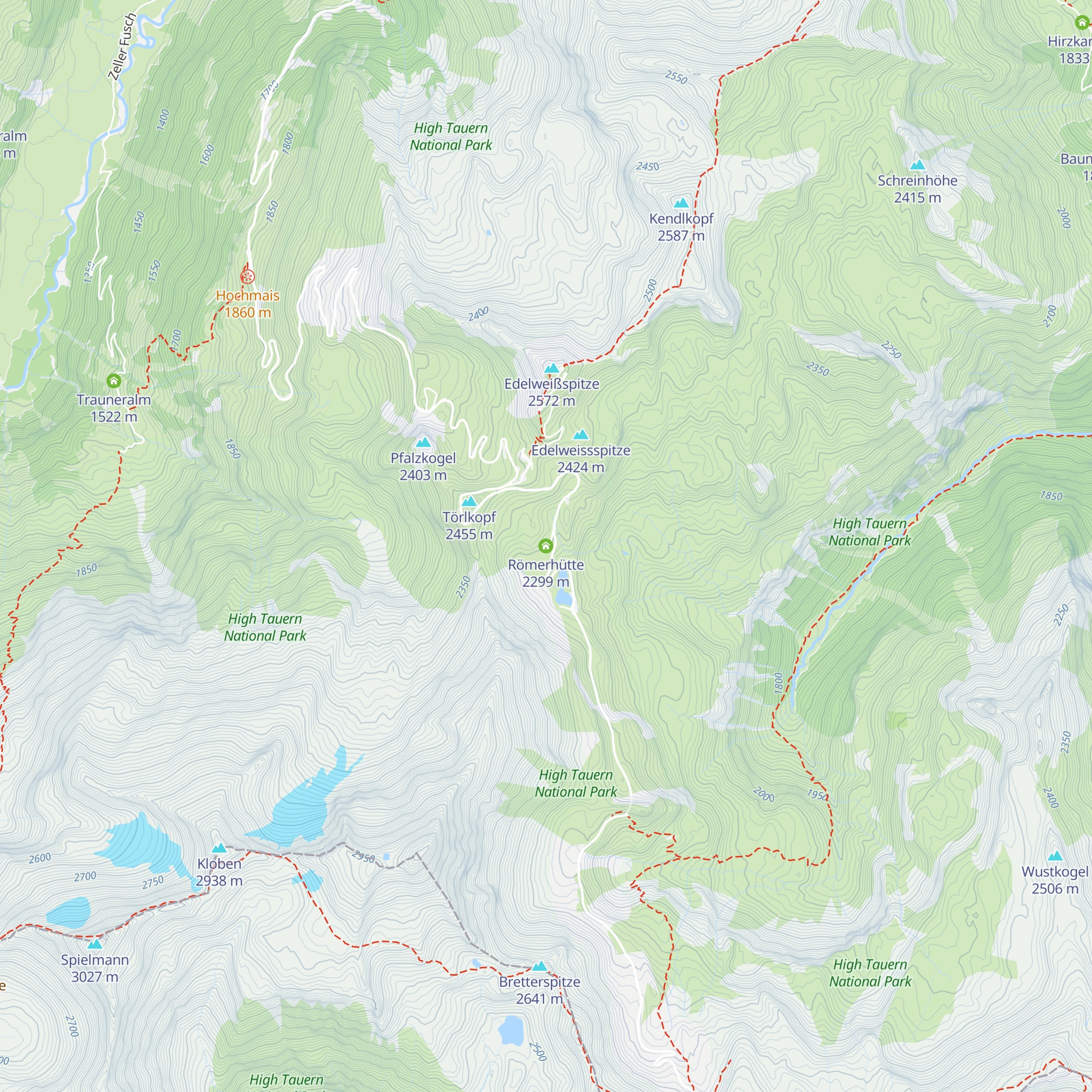 Römerhütte map