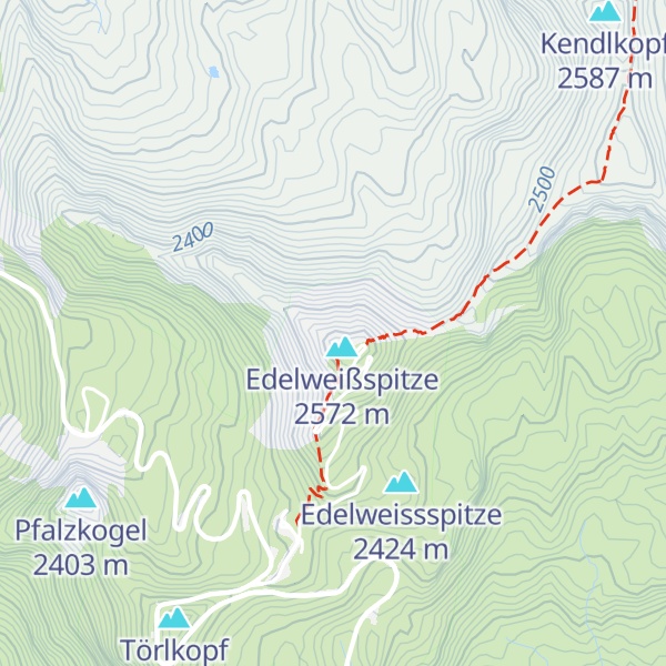 Map of Edelweißhütte
